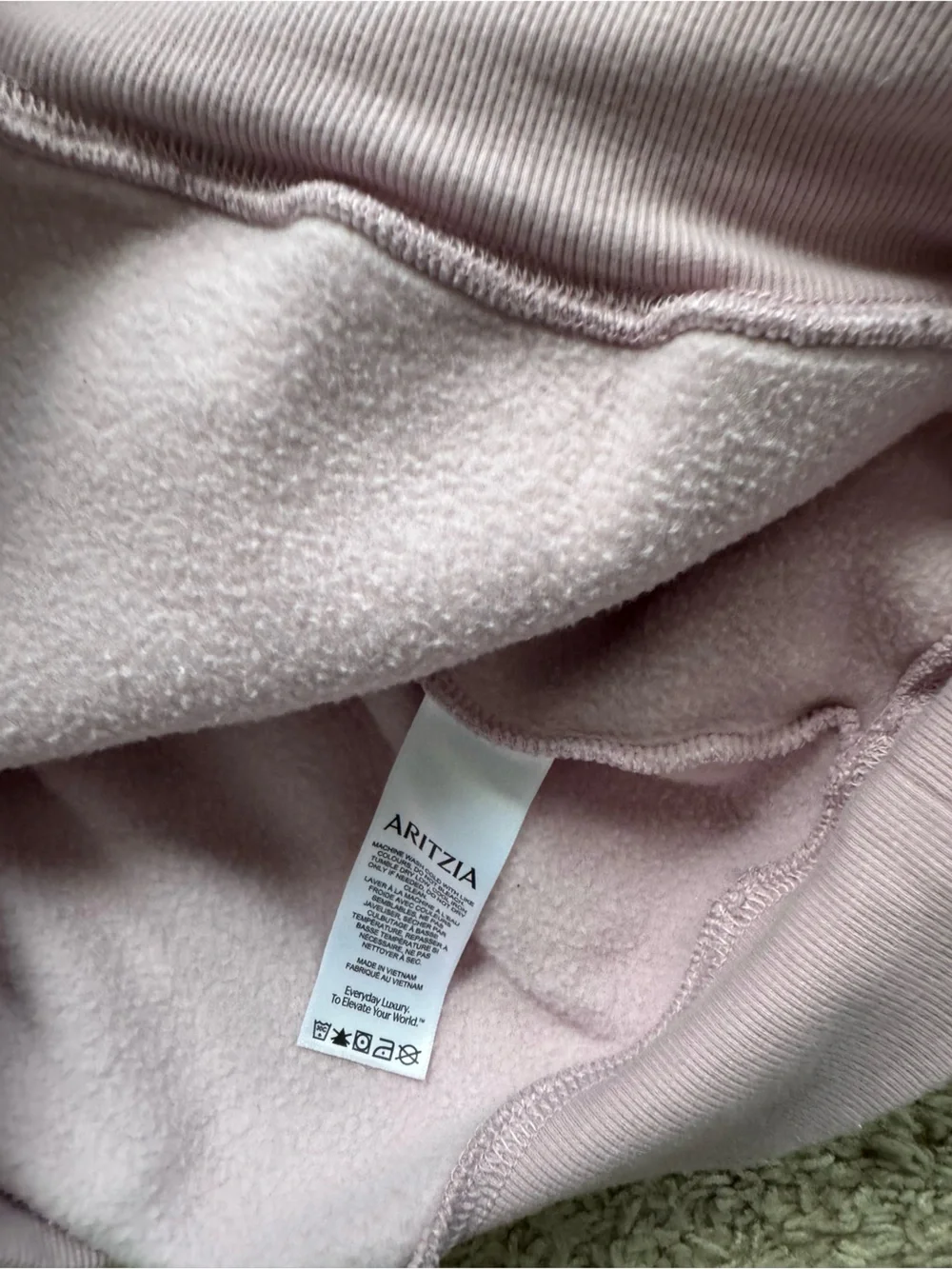 Aritzia Light Pink Kids Hoodie & Joggers Set
